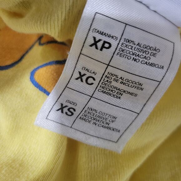 Warner Bros Y2K Tweety Dress Yellow Cotton Jersey Knit Side Slits Mini Tank XS - Picture 14 of 14